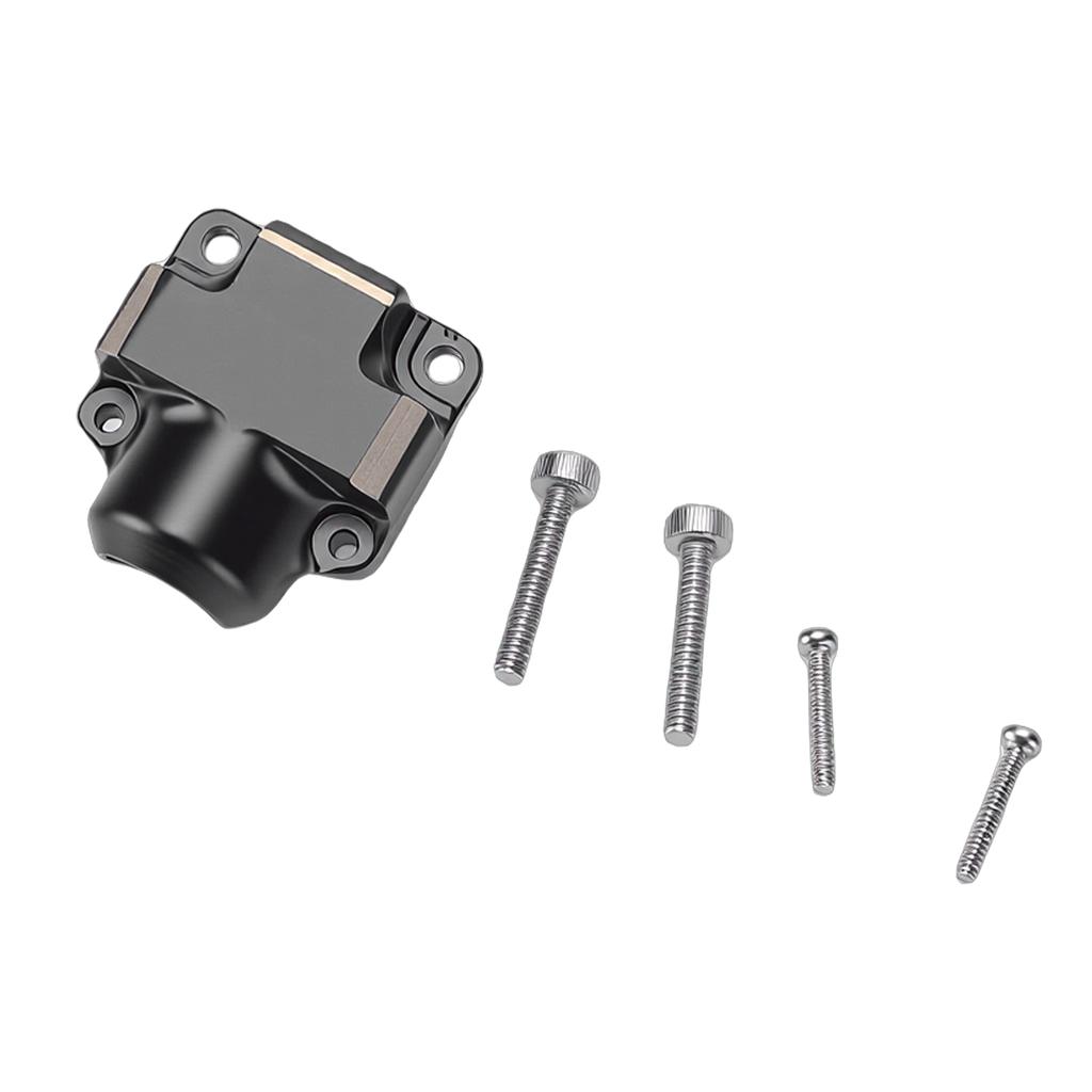 RC Front Axle Cover Fit for SCX30 1Celsius30 RC Crawler Car Upgrades Parts Brass 4g Electrophoretic Black Coating