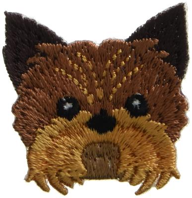 Adesivo para cães Inagaki Clothing Yorkshire Terrier Adesivo de uso duplo DOG012 Adesivo/Ferro