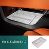 For Li Lixiang L6 L7 2024 ABS Car Under Center Console Organizer Storage Armrest Storage Box Auto Styling interior Accessories