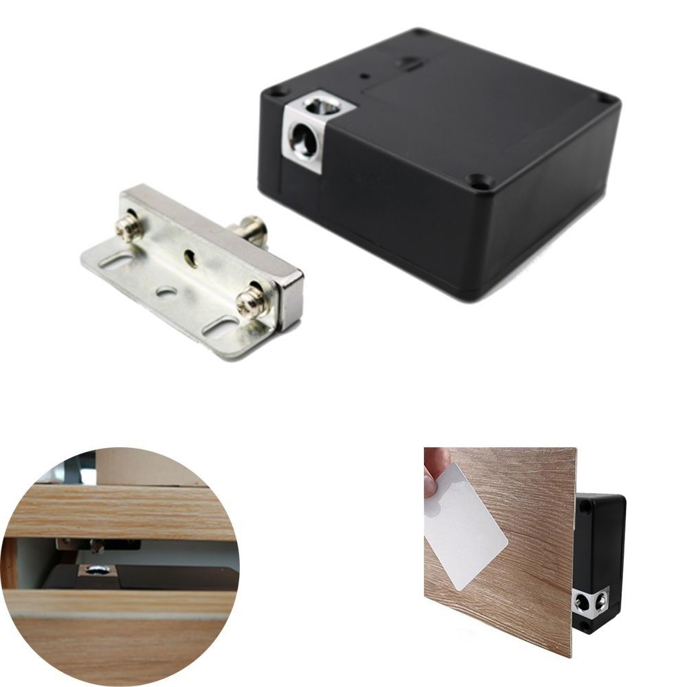 Durable Access Control RFID Card Drawer Lock Battery RFID Cabinet ID Card Cloner Hidden Door Lock