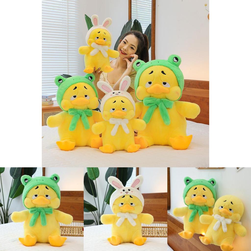 Adorable Plush Duck Stuffed Toy For Cuddling Soft Pillow And Sleep Companion Gift