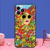 Hippy Hippie Psychedelic Art Case For iPhone 16 15 13 11 14 Pro Max 12 Mini Plus XR X XS Max Silicone Phone Cover