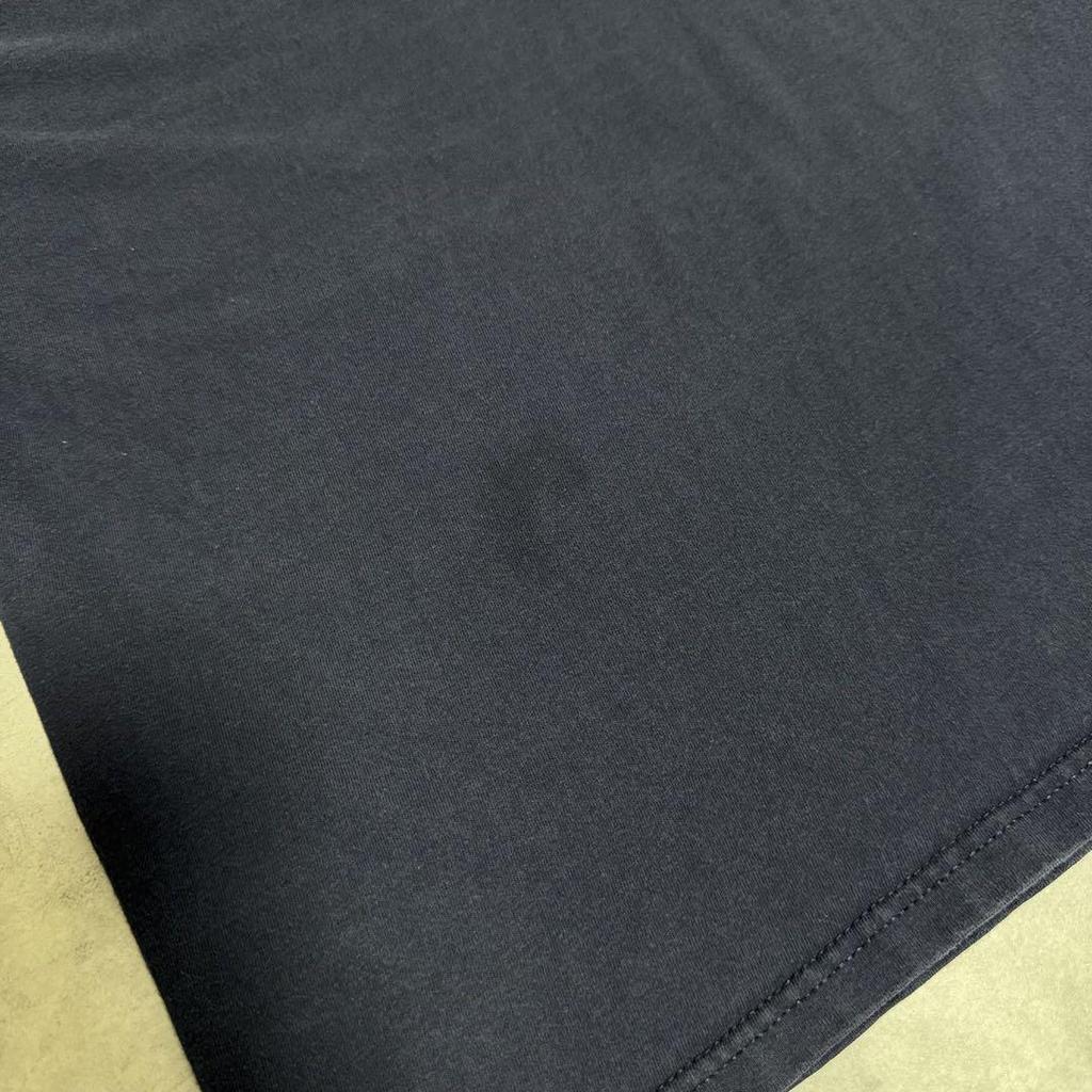 [USED] Made In USA Harley-Davidson Blue Flame Double-Sided T-Shirt