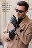 Winglos PU Leather Full Finger Gloves with Smartphone Cold Weather Fleece Soft and Windproof and Perfect for Outdoor One Size Fits All Men's