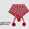 Warm Neck Wrap Shawl Striped Pattern Shoulder Cape Scarf New Knitted Scarf  Autumn Winter