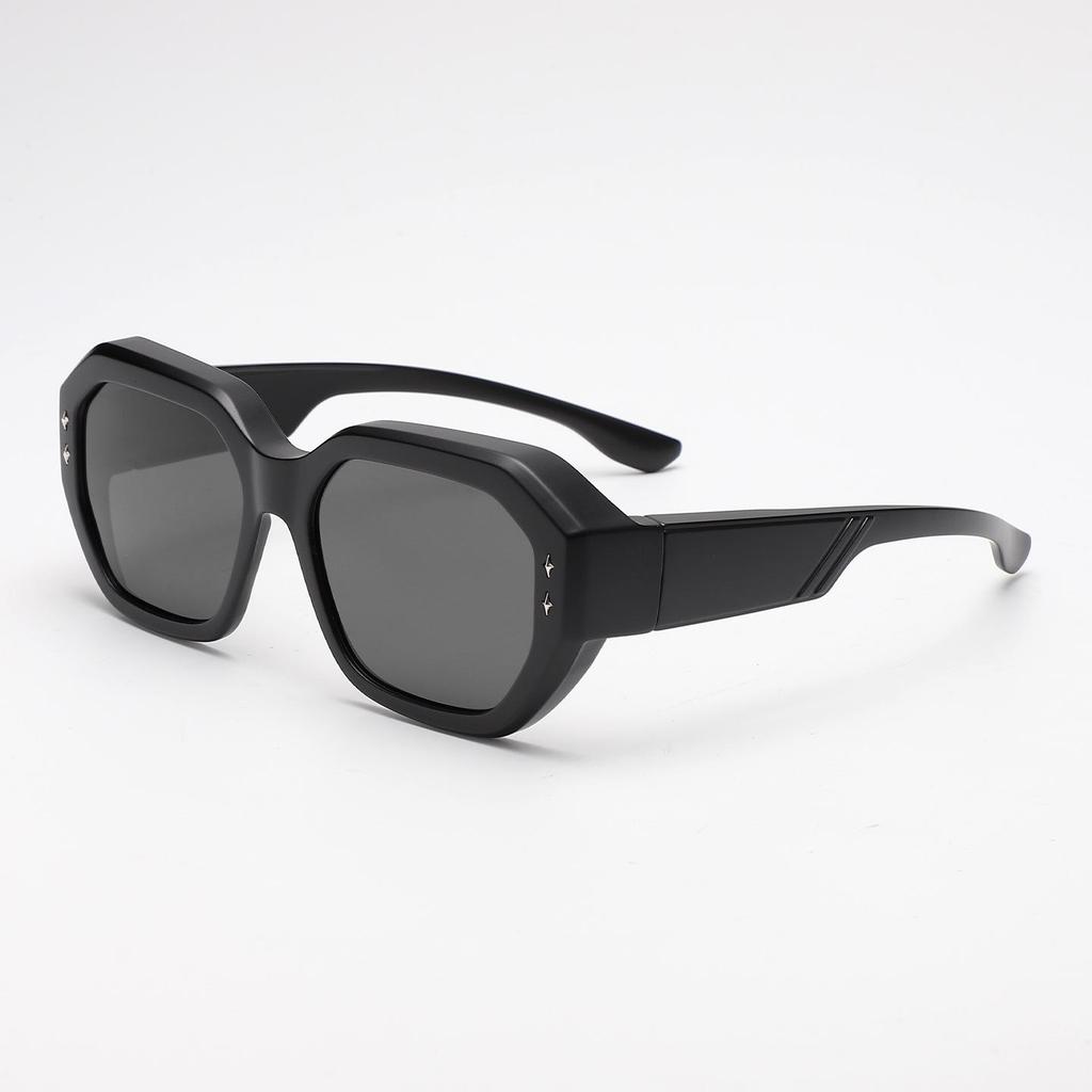 2025 European & American Versatile Ins Rivet Polygon UV-Blocking Polarized Sunglasses for Men & Women - Modern National Tide Style