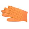 Pet Grooming Glove Silicone Double Sided Fast Frothing   Cat Hair Removal Glove for   and Short Hair