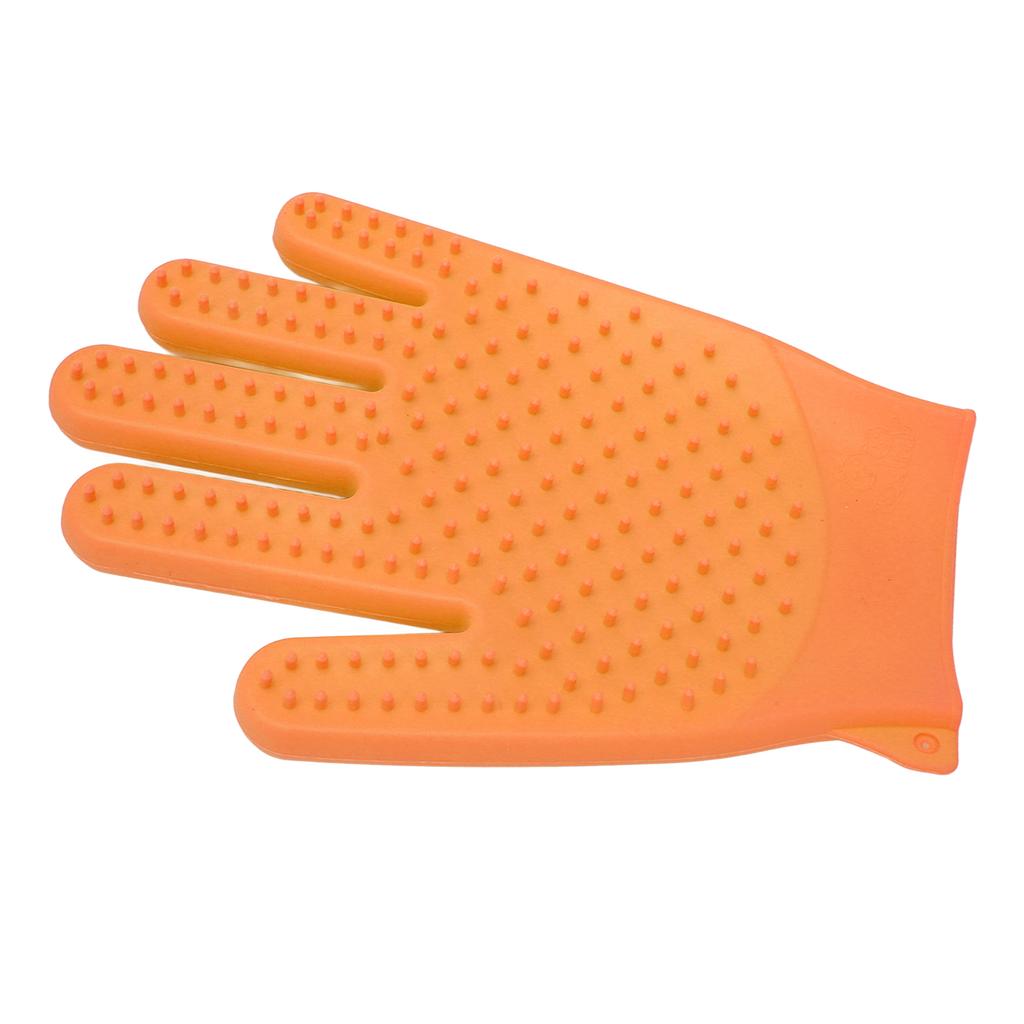 Pet Grooming Glove Silicone Double Sided Fast Frothing   Cat Hair Removal Glove for   and Short Hair