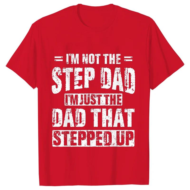 Bonus Dad Men's T-shirts Clothes Step Dad Tee Shirt Homme Birthday Tee Tshirts Short Sleeve O-neck Clothing for Men Tops
