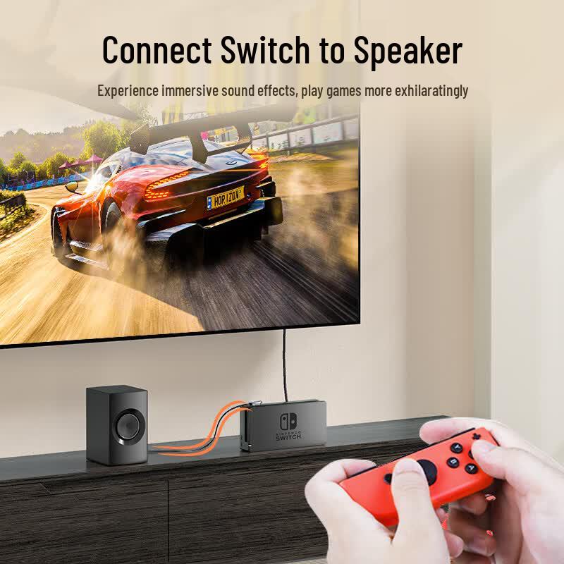 Shanze 3.5mm Angled Flat Audio AUX Cable
