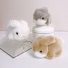 Soft Plush Rabbit Keychain Fluffy Plush Rabbit Doll Pendant  Couple Girl Kids Gift