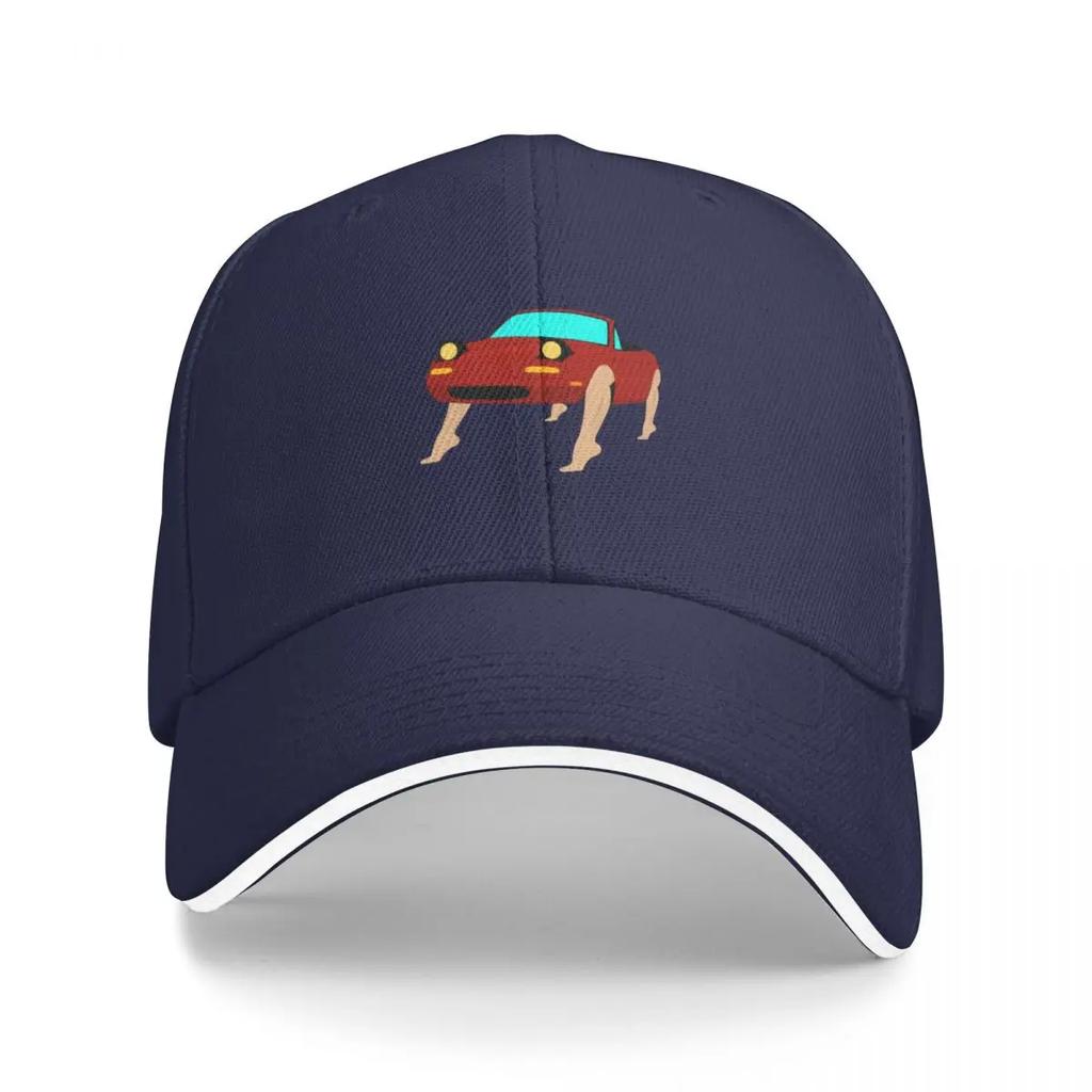 Miata mit Beinen Baseballkappe Hut Herren Angelkappe lustige Hüte Herren Golfbekleidung Damen