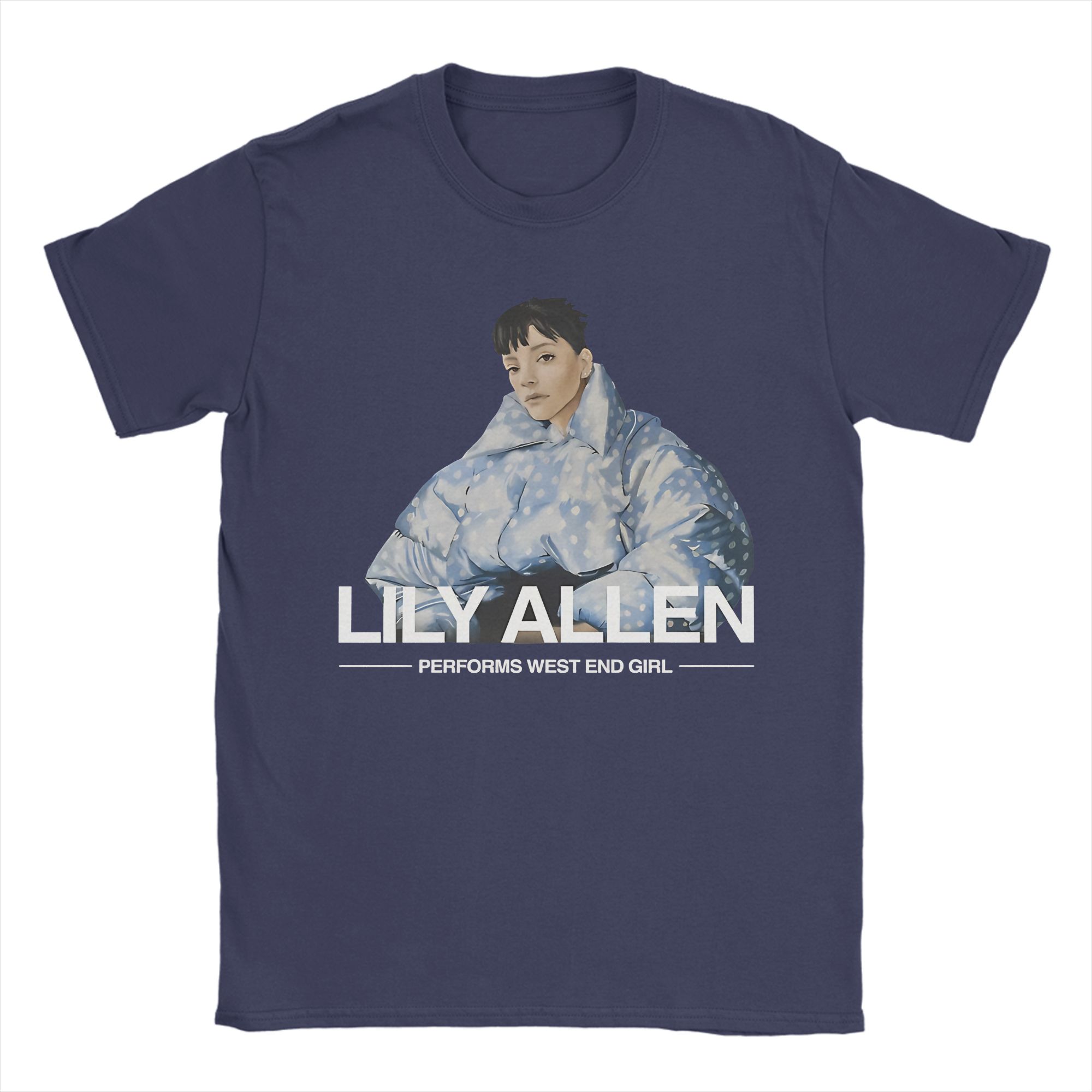 

Novelty Lily Allen West End Girl Tour 2026 TShirts for Unisex O Neck 100 Cotton T Shirts Short Sleeve Tees Gift Clothes 4XL
