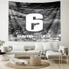 Rainbow Six Siege Nyomtatott Faliszőnyeg, Háttér, Könnyen Felszerelhető, Ideális Hálószobába, Irodába és Nappaliba, Esztétikus Falra Akasztható Díszekkel.
