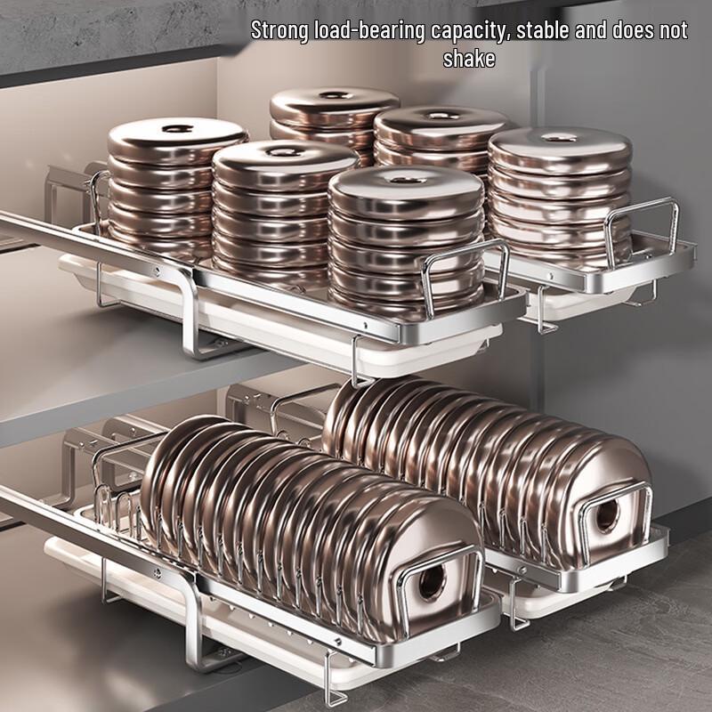 Stainless Steel 2-Tier Dish Drying Rack with Chopstick Holder