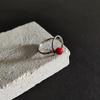 Silver Ring with Coral, Product Weight 2.64 G (2145639)