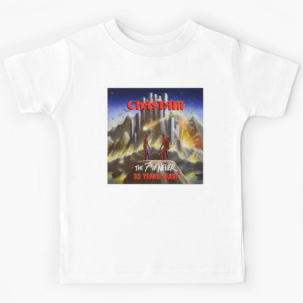 Chastain - The 7th of Never 30 Years Heavy album 2017 Kids T-Shirt 110