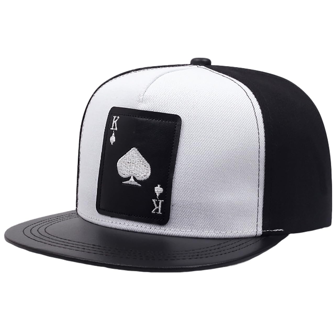 

Кепка с дизайном покерной карты Белый Клык, снэпбэк, уличный стиль, для мужчин и женщин CZ827 (белый) белый