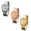 New Cross-border Geneva Diamond Alloy Steel Strap Women's Quartz Watch Ad988 Movement