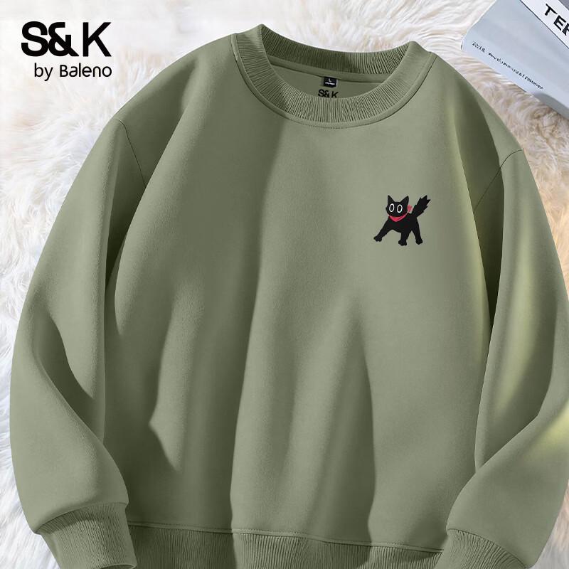 Baleno S&K Men's American Retro Long Sleeve Sweatshirt