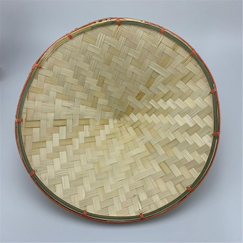 Oriental Hat Bamboo Weave Hat Asian Style Comfortable Fit Ideal for Gardeners Farmers and Vintage Fashion Lover