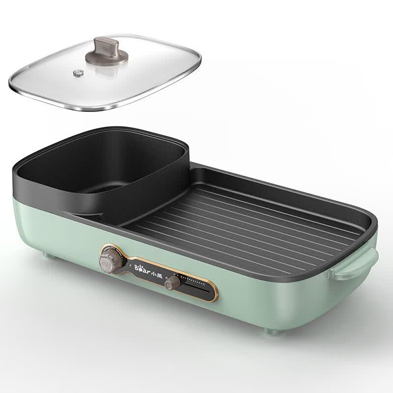Bear Electric Grill and Hot Pot Combo CN plug (adapter included)