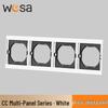European Standard Multi-position Wall Socket with Flame Retardant Protection and Simple Design 