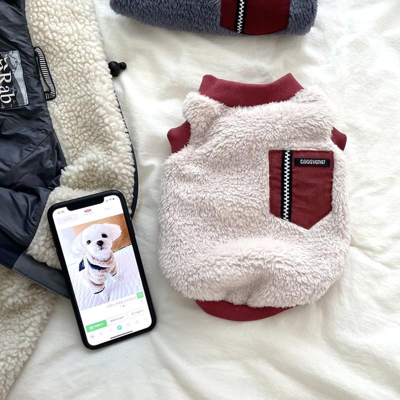 Pet Autumn/Winter Plush Hoodie Teddy Plush Coat Kitten Cat Small Puppy Schnauzer Dog Clothes for Small Dogs Puppy Clothes