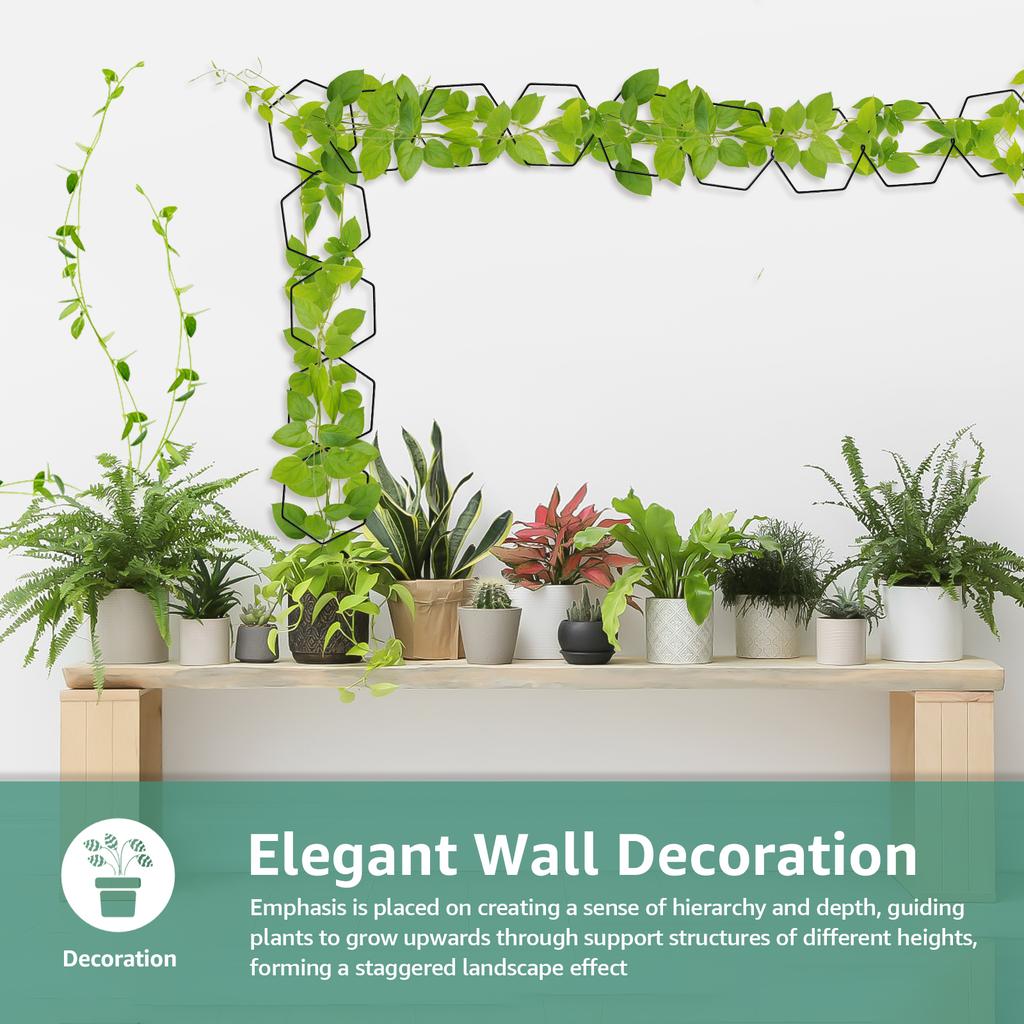 Chain Trellis Plant Climbing Trellis Garden Wall Trellis Waterproof Plant Vine Support Versatile House Planting Accessories