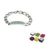 925 Sterling Silver Bracelets Unisex Silver/Light Blue 678712-J8410-9071
