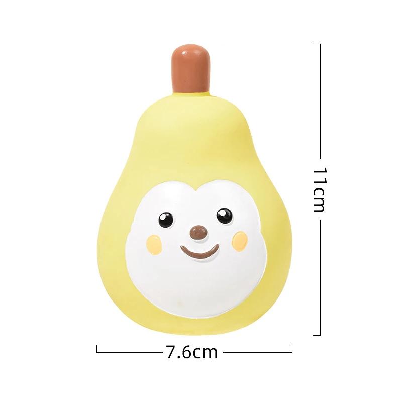 Dog Sounding Toy Fruit Shape Latex Squeaky Pet Dog Toy Bite-resistant Chewing Toys Interactive Toys Pet Supplies