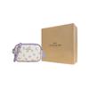 Coach Jamie 20 Floral Print Logo Coated Canvas Camera Bag Women Shoulder Bag Beige Purple CBA70-SVCAH