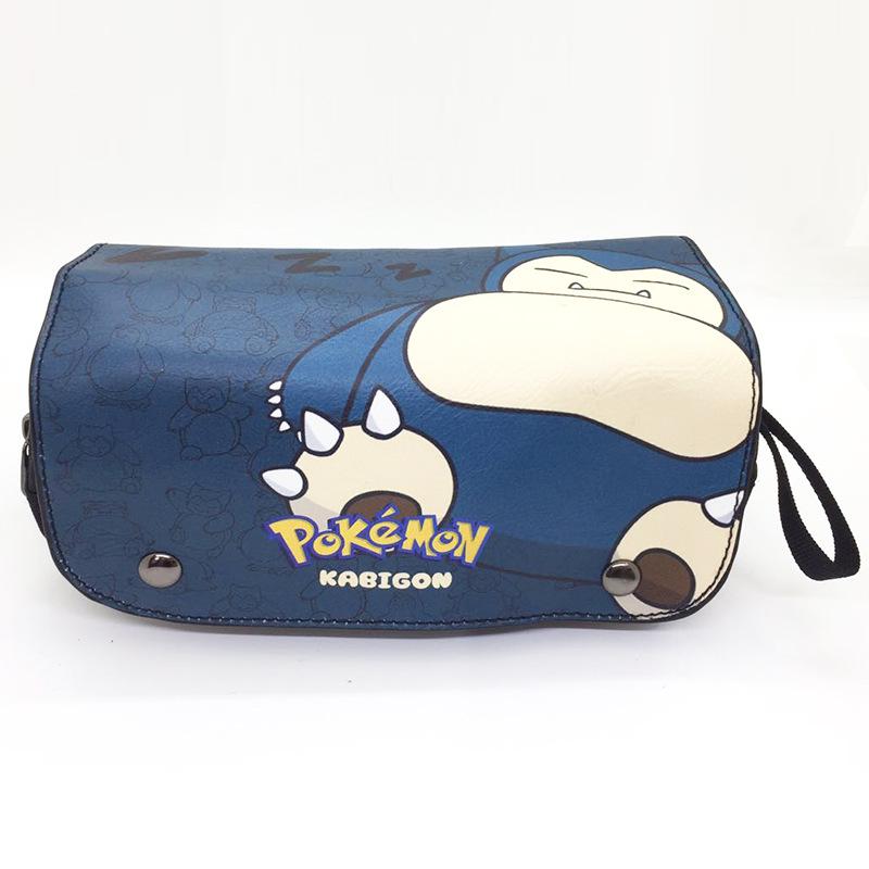 Large Capacity Pokémon Pencil Case for Students - Cartoon Anime Design