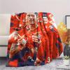 Robert Lewandowski pattern Flannel Blanket, High quality Comfortable for All Seasons, Home Decor, Warmth and Comfort, Perfect for Gifts.