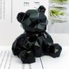 Handicrafts Soap Plaster Candle Resin Casting Mold 3D Handmade Geometric Bear Mold DIY Car Aromatherapy Silicone Mold