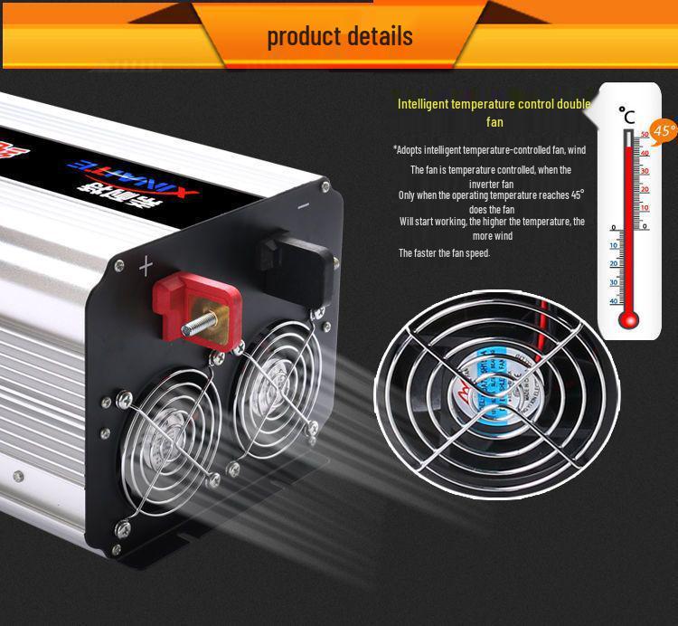 Pure Sine Wave Inverter 3000W/2000W/1000W, 12V/24V/48V to 220V for Car and Home Use