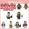 8 Pcs Strange Things Building Blocks Toy Figures 4.5 Cm Height Abs Plastic Material
