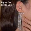 Flash Tassel Fashion Temperament Nightclub Earrings Jewelry Charm Party Elegant Earrings