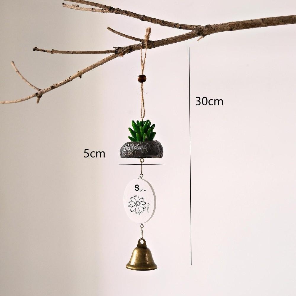 Copper Japanese Wind Chime Cartoon Animal Hanging Pendant New Wind Bell Home Decor Succulent