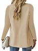 2025 Autumn Long-Sleeve Women's Solid Color Cardigan Suit Jacket