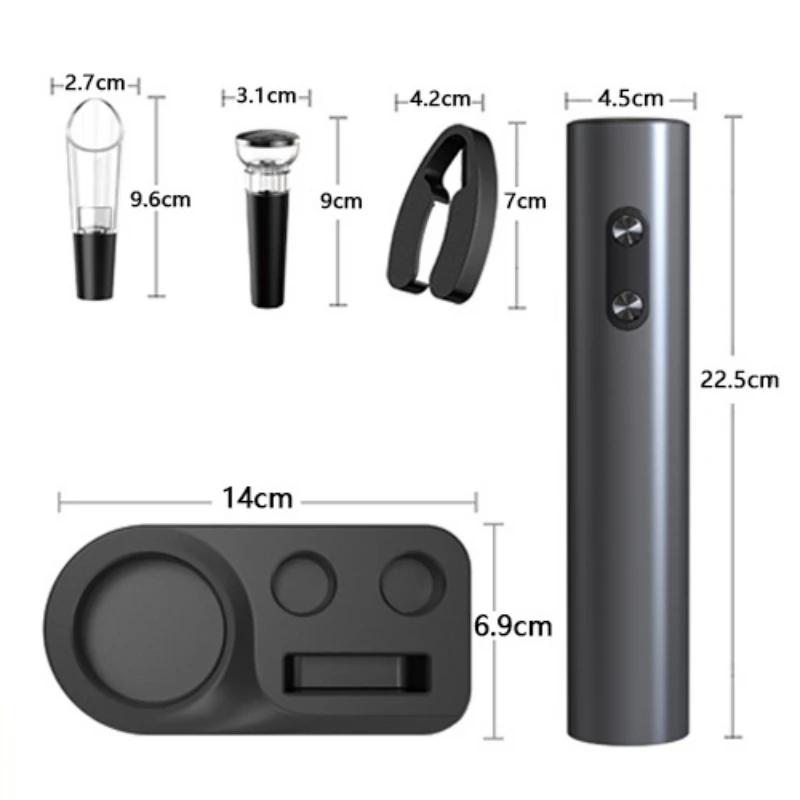 Wine Bottle Opener Automatic Electric Bottle Openers Dry Battery Red Wine Corkscrew Wine Beer Cap Opener Kitchen Accessories