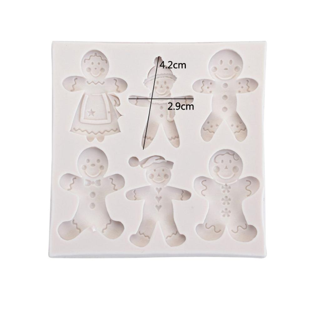 Handmade Gingerbread Man Sugarcraft Decoration Cake Decorating Tools Christmas Mold Chocolate Mould