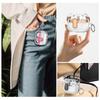 Transparente Hülle für Samsung Galaxy Buds3/Buds3 Pro Galvanisiertes TPU + PC Ohrhörer-Schutz mit Schloss-Schnalle