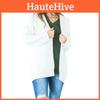 Modern Women Cardigan Sleeve Loose Long Casual Knitted Sweater Outwear Coat