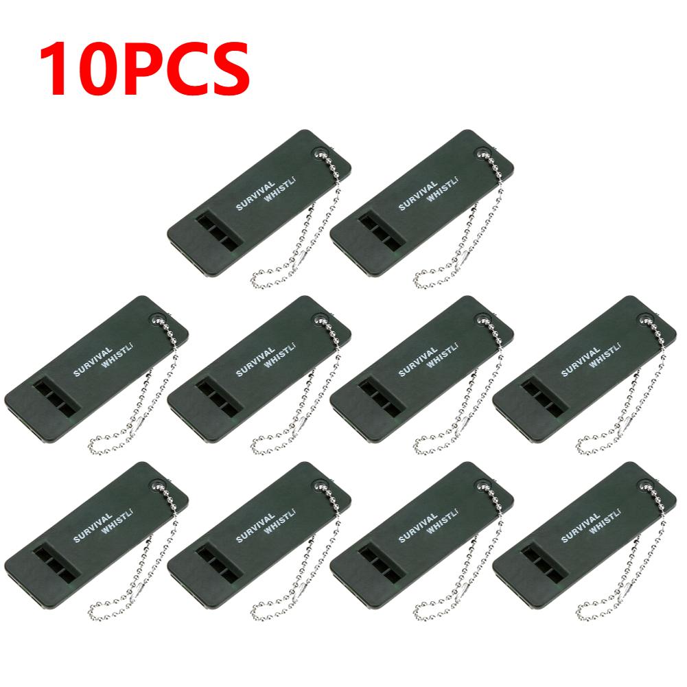 20-1PCS 3-Frequency Whistle Survival Whistle High Decibel Rescue Signaling First Aid Tool for Hiking Camping Mountaineering