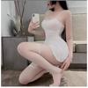 Verlockendes durchsichtiges Camisole-Nachthemd-Set