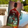 C-Cristiano R-Ronaldo C-CR7 Coperta in Microfibra Asciugatura Rapida Asciugamani da Spiaggia Stampa Sovradimensionata Super Assorbente Coperta Asciugamano per Piscina