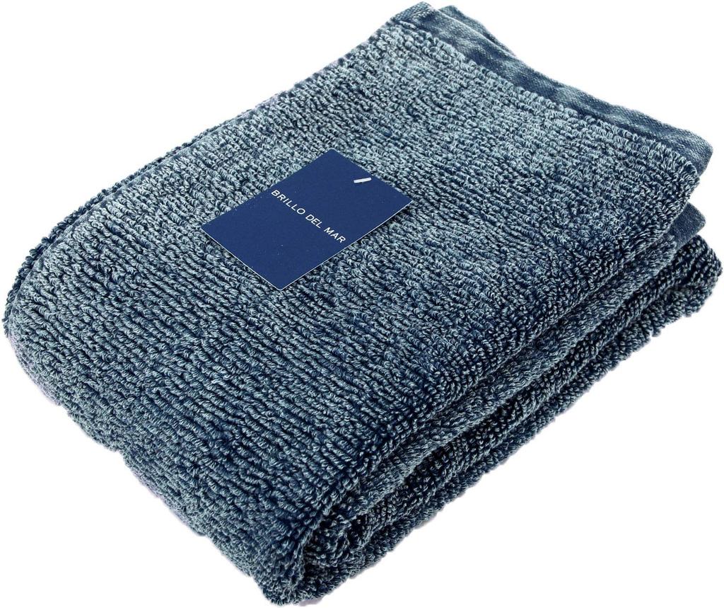 Hayashi Compact Bath 50 x Vintage Brijo de Indigo CH700301 (Hayashi) Towel, Approx. 100cm, Denim-Style Maro, Blue,