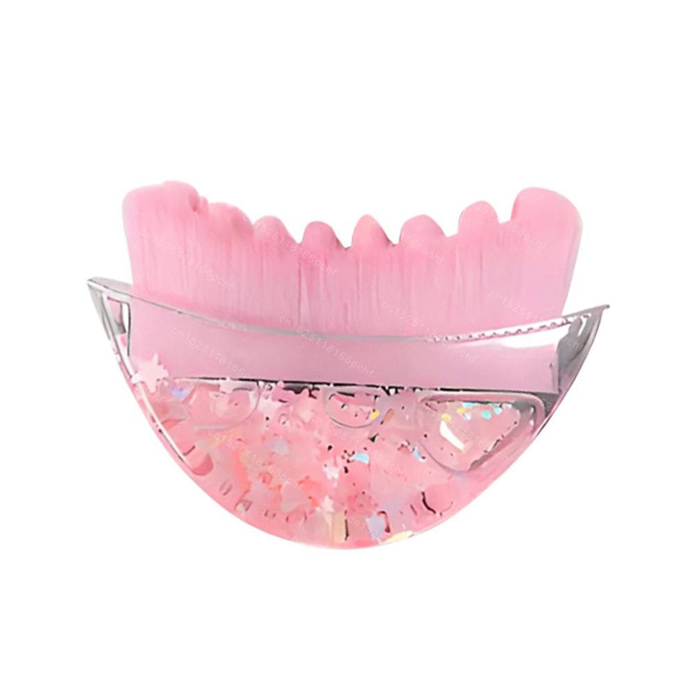Box Facial Brush Skin Scraping Guasha Contoured Lymphatic Drainage Massage Face Sculpting Scraping Facial Massager Face Brush розовый