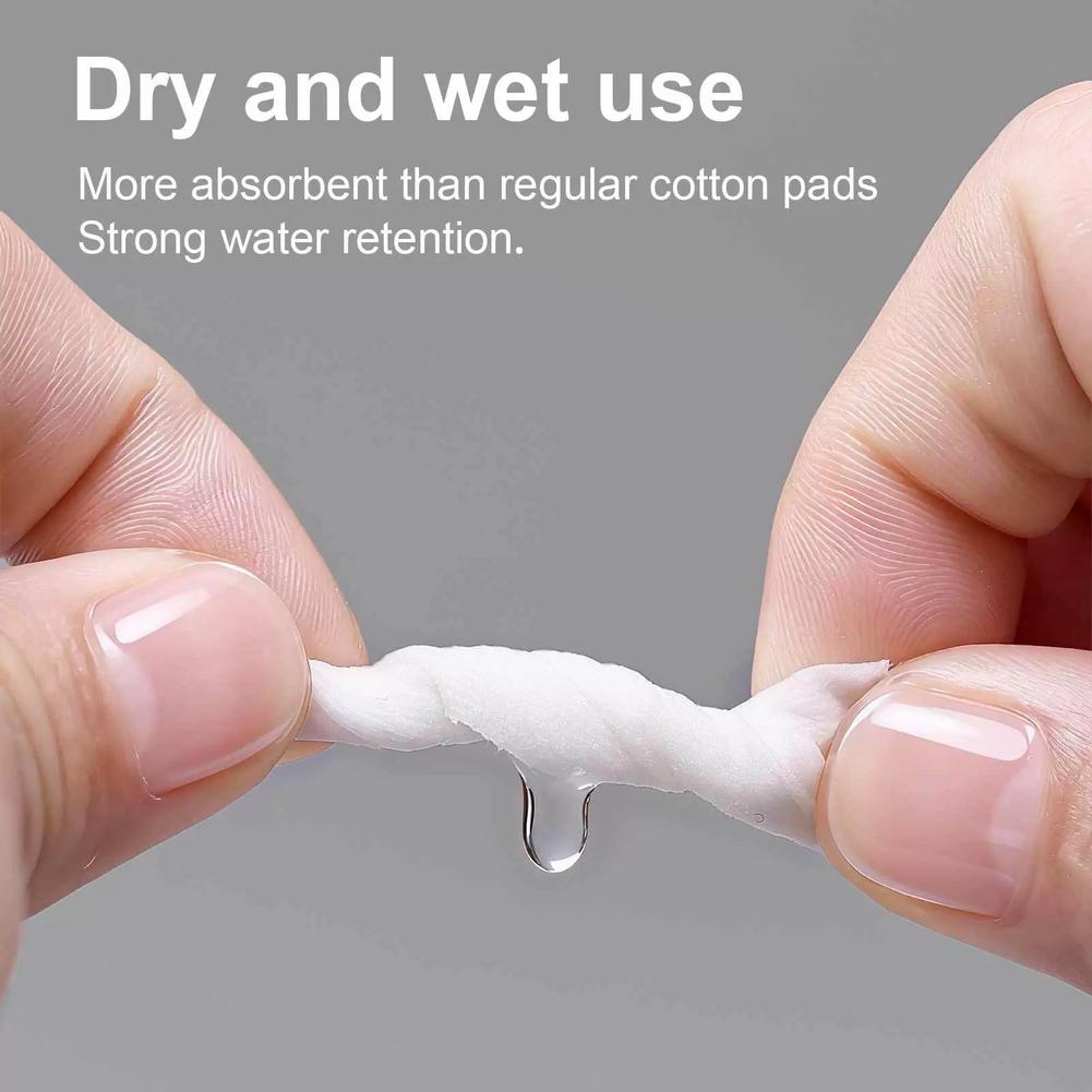 White Nail Cotton Pad For Nail Wipe Lint-Free Nail CottonGel Polish RemoverNail Art Cleaning Tool